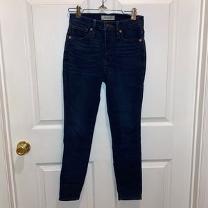 Madewell high rise skinny jeans